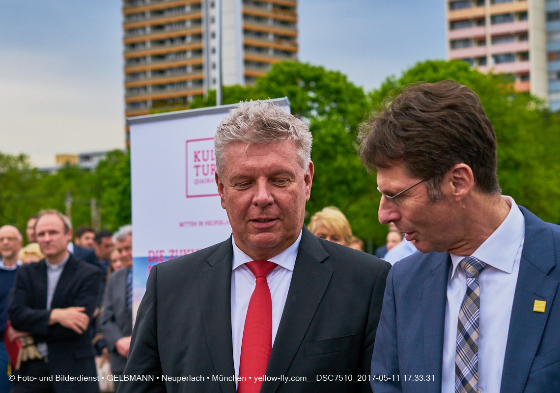 11. Mai 2017 - Grundsteinlegung für die LOGE und dem Kulturquadrat in Neuperlach
